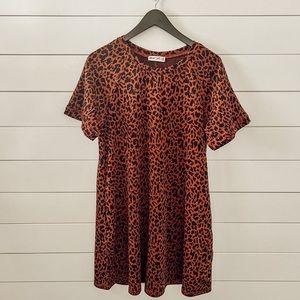 Leopard tunic/dress